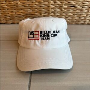 White USA Billie Jean King Cup Team Hat